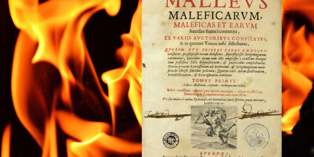 Ein Titelblatt des „Hexenhammers“ Malleus Maleficarum.