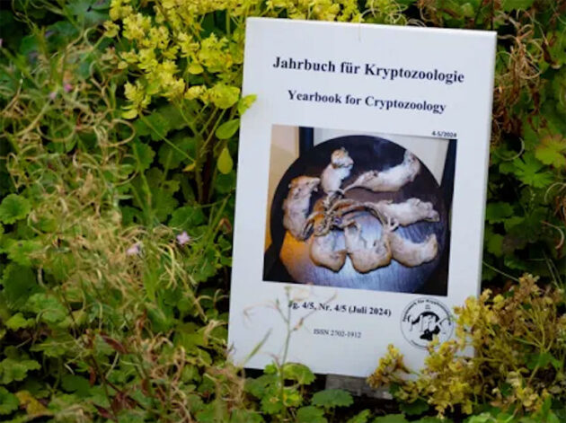 Umschlagstitel „Jahrbuch für Kryptozoologie 2023/24“.Copyright/Quelle: Netzwerk für Kryptozoologie