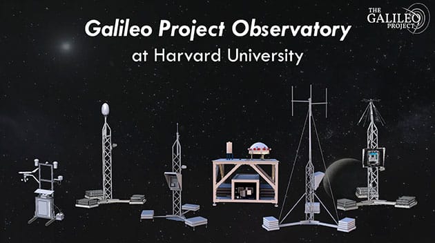 Eine Kombination an Sensoren des Galileo Project Observatory an der Harvard-Universität überwacht den gesamten Himmel im Infrarot-, optischen, Radio- und Audiobereich.Quelle: Galileo Project